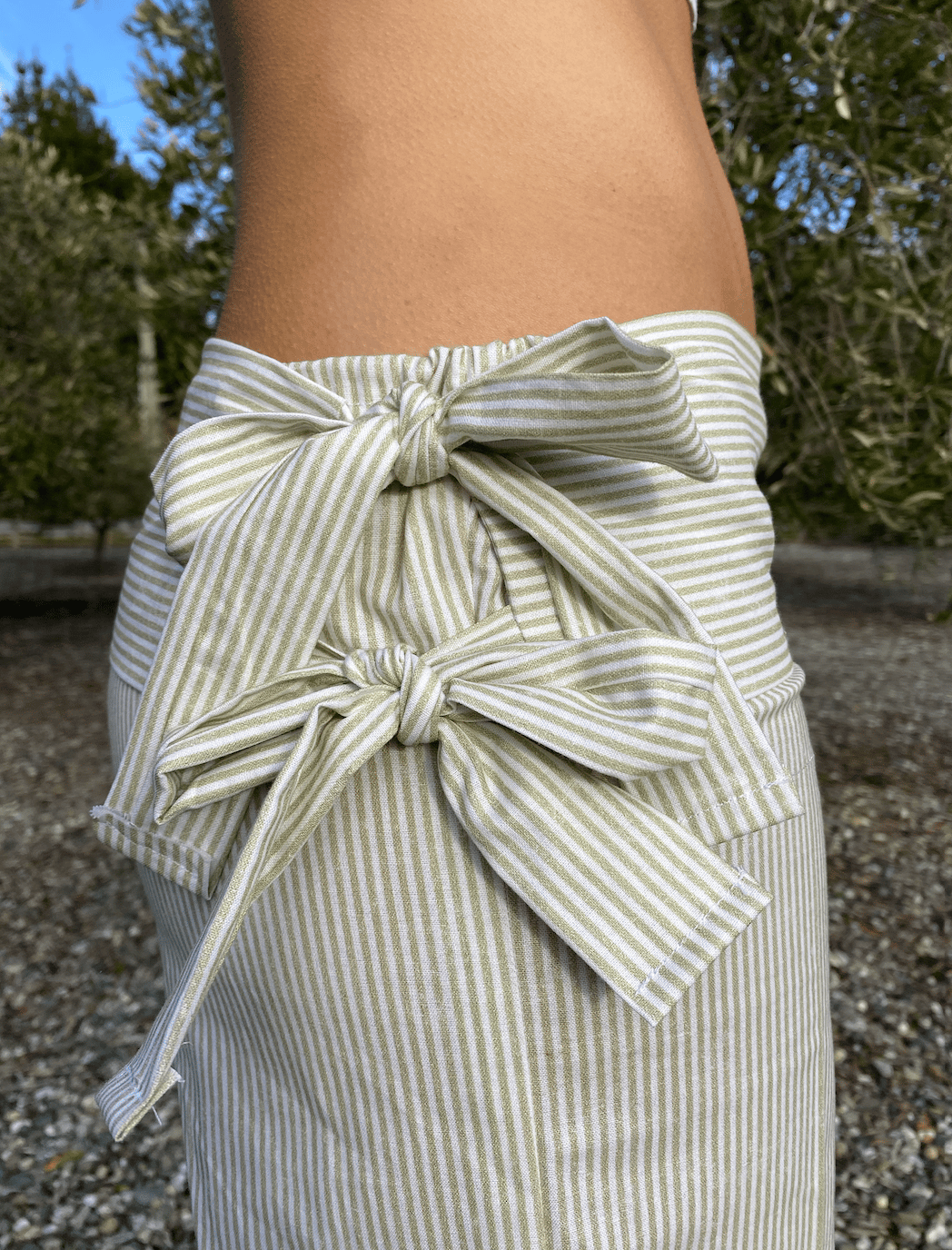 Side Tie Trousers