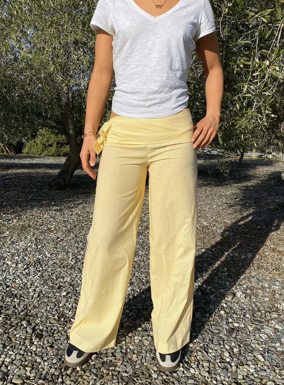 Side Tie Trousers