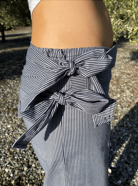 Side Tie Trousers